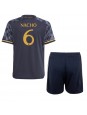 Real Madrid Nacho #6 Venkovní dres pro děti 2023-24 Krátký Rukáv (+ trenýrky)